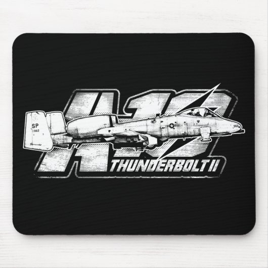 A-10 Thunderbolt II Muismat Mousepad (Voorkant)