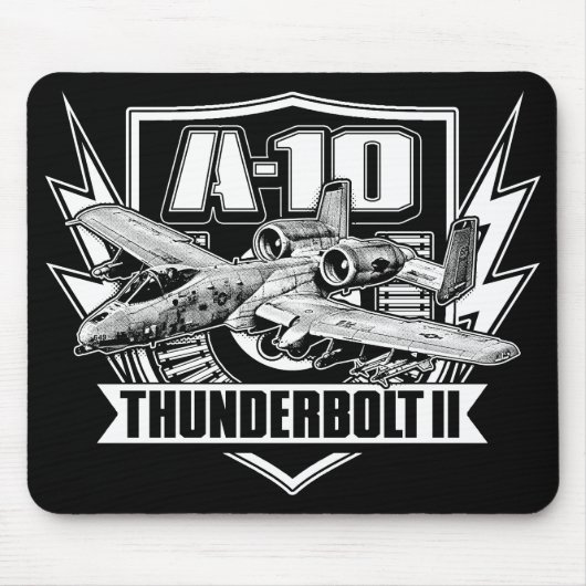 A-10 Thunderbolt II Muismat Mousepad (Voorkant)