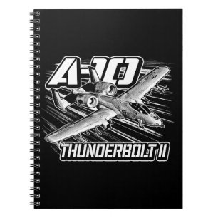 A-10-Thunderbolt II-notebook spiral fotonotebook Notitieboek