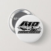 A-10 Thunderbolt II Pinback Button Button (Voorkant /achterkant)