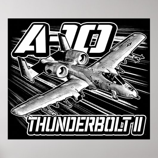 A-10 Thunderbolt II Poster Poster (Voorkant)