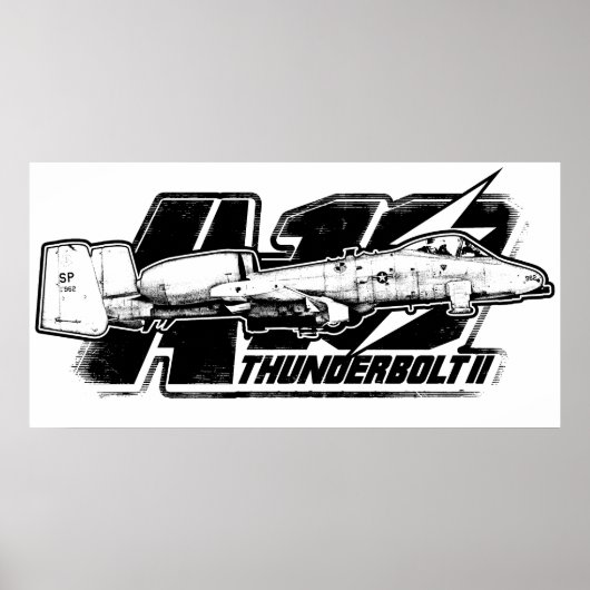 A-10 Thunderbolt II Poster Poster (Voorkant)