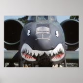 A-10_Thunderbolt_II_Shark_Face Poster (Voorkant)