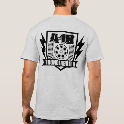 A-10 Thunderbolt II T-Shirt T-Shirt (Achterkant)