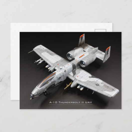 A-10 Thunderbolt II UAV Briefkaart (Voorkant / Achterkant)