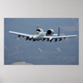 A-10 Thunderbolt II-Vliegtuig Poster (Voorkant)