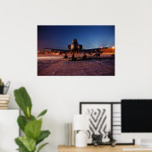 A-10 Thunderbolt II-Vliegtuig Poster (Thuiskantoor)