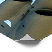 A-10 Thunderbolt II-Vliegtuig Poster (Hoek)