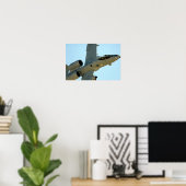 A-10 Thunderbolt II-Vliegtuig Poster (Thuiskantoor)
