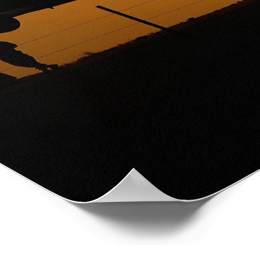 A-10 Thunderbolt II-Vliegtuig Poster (Hoek)