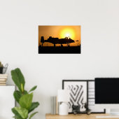 A-10 Thunderbolt II-Vliegtuig Poster (Thuiskantoor)