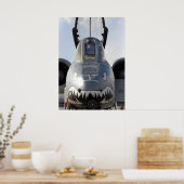 A-10 Thunderbolt II-Vliegtuig Poster (Keuken)