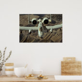 A-10 Thunderbolt II-Vliegtuig Poster (Keuken)
