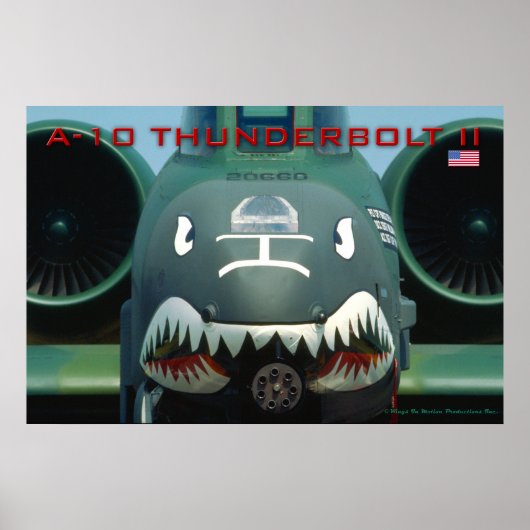 A-10 Thunderbolt Poster (Voorkant)