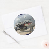 A-10 THUNDERBOLT RONDE STICKER (Envelop)