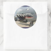 A-10 THUNDERBOLT RONDE STICKER (Tas)
