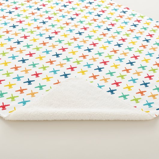 A-10 Warthog Attack Jet Custom Name Sherpa Blanket Sherpa Deken (3/4)