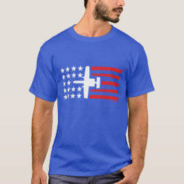 A-10 Warthog Attack Jet Stars and Stripes T-shirt