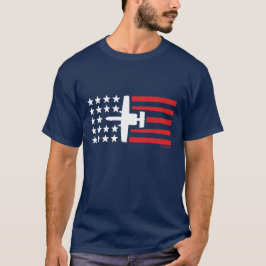 A-10 Warthog Attack Jet Stars and Stripes T-shirt