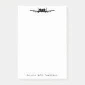 A-10 Warthog Jet Gepersonaliseerd Post-IT Notitieb Post-it® Notes (Voorkant)