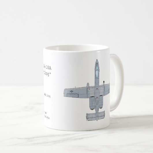 A-10 Warthog mok (Voorkant rechts)