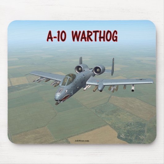 A-10 WARTHOG MUISMAT (Voorkant)