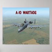 A-10 WARTHOG POSTER (Voorkant)