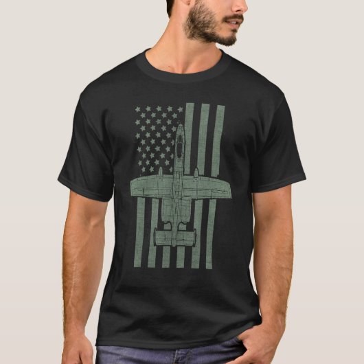 A 10 Warthog Thunderbolt Fighter Jet Attac T-shirt (Voorkant)