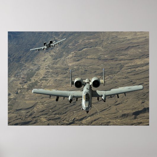 A-10 Warthogs Poster (Voorkant)