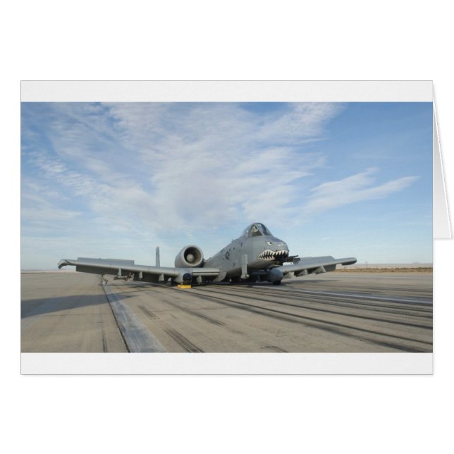 A-10 "wielen omhoog" (Voorkant Horizontaal)