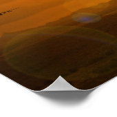 A-10 woestijnzonsondergang poster (Hoek)