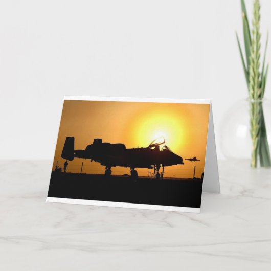 A-10 ZONSOPGANG KAART (Voorkant)