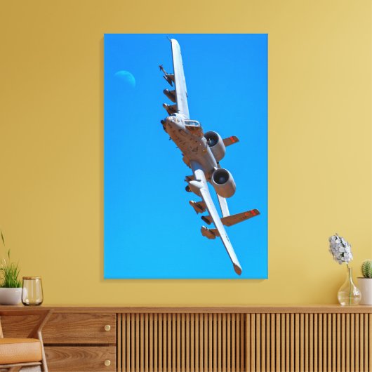 A-10C THUNDERBOLT II 24x36 Canvas Afdruk (Insitu (Woonkamer))