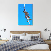 A-10C THUNDERBOLT II 24x36 Canvas Afdruk (Insitu (Slaapkamer))