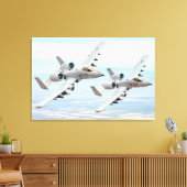 A-10C THUNDERBOLT II 24x36 Canvas Afdruk (Insitu (Woonkamer))