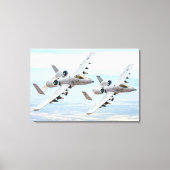 A-10C THUNDERBOLT II 24x36 Canvas Afdruk (Voorkant)