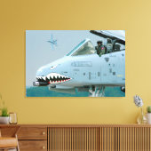 A-10C THUNDERBOLT II 24x36 Canvas Afdruk (Insitu (Woonkamer))