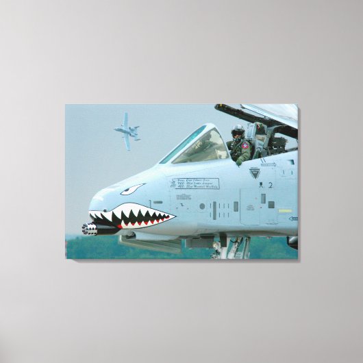 A-10C THUNDERBOLT II 24x36 Canvas Afdruk (Voorkant)