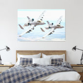 A-10C THUNDERBOLT II 32x48 Canvas Afdruk (Insitu (Slaapkamer))