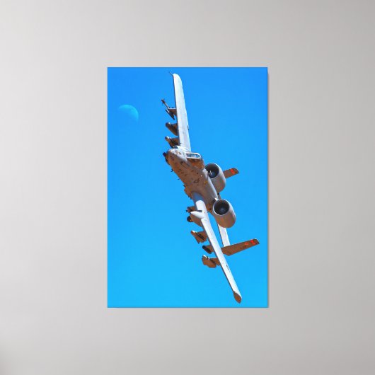 A-10C THUNDERBOLT II 40x60 Canvas Afdruk (Voorkant)