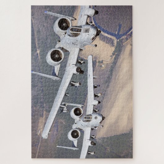 A-10C Thunderbolt II Aanvalsvechter Legpuzzel (Verticaal)