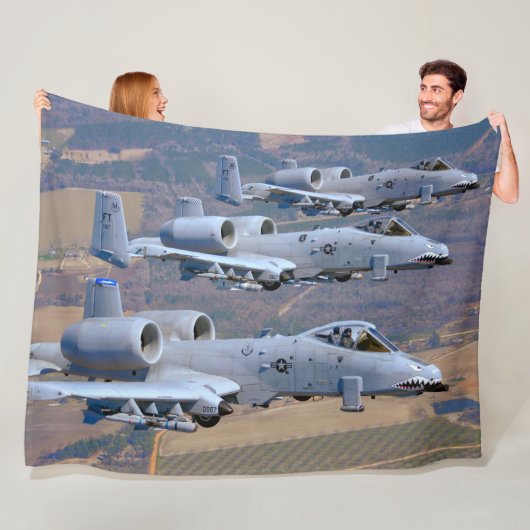 A-10C THUNDERBOLT II FLEECE DEKEN (In situ)