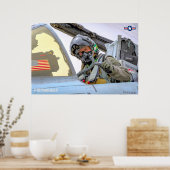 A-10C THUNDERBOLT II PILOT POSTER (Keuken)