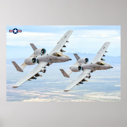 A-10C THUNDERBOLT II POSTER (Voorkant)