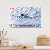 A-10C THUNDERBOLT II POSTER (Keuken)