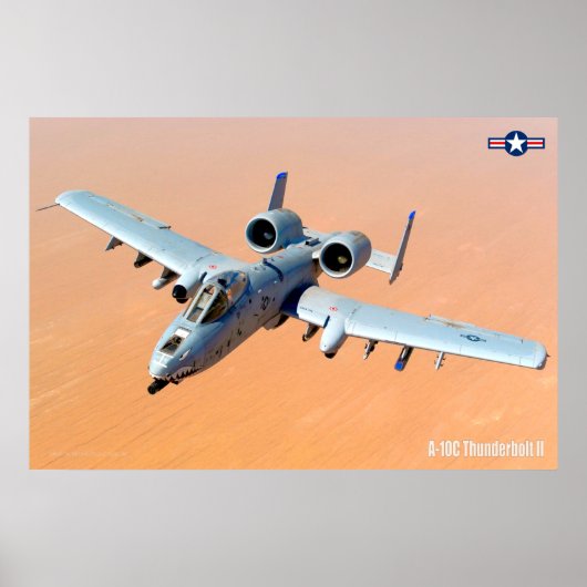 A-10C THUNDERBOLT II POSTER (Voorkant)