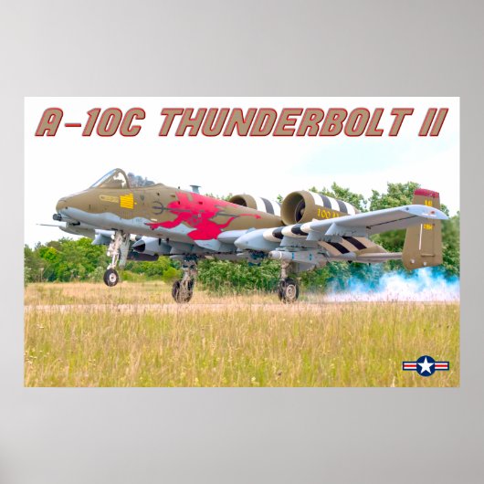 A-10C THUNDERBOLT II POSTER (Voorkant)