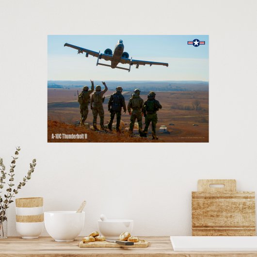 A-10C THUNDERBOLT II POSTER (Keuken)