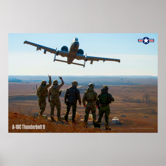 A-10C THUNDERBOLT II POSTER (Voorkant)