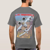 A-10C THUNDERBOLT II T-SHIRT (Achterkant)